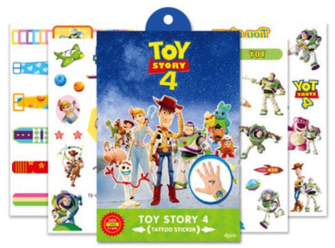 Disney Toy Story Woody Buzz Child Temporary Tattoo Body Art Flash Tattoo Stickers elsa anna Waterproof  Styling Sticker gift box