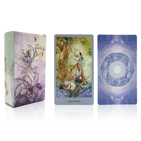 Tarot cards oracles deck mysterious divination witch rider tarot deck for women girls cards game, board game