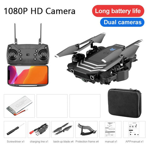 LS11 RC Drone 4K With Camera HD 1080P Mini Foldable Dron FPV Wifi Drones Professional Quadcopter Hold Mode Dual Cameras Boy Toys