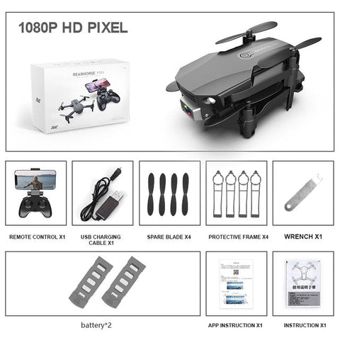 New Fpv Mini Drone With/without HD 4K Dual Cameras 1080p Wifi Foldable Drones With Camera Hight Hold RC Quadcopter Dron Toy Gift