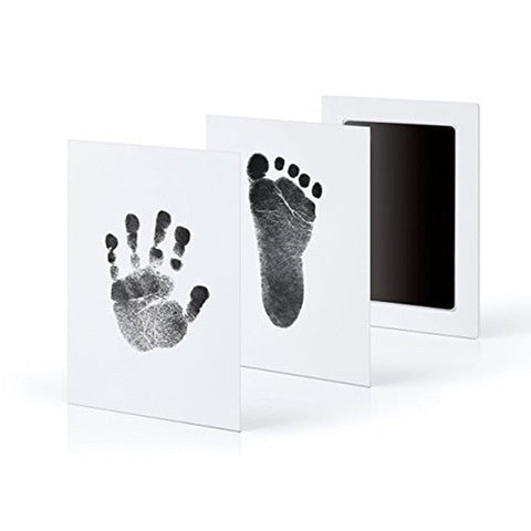 Baby Care Non-Toxic Baby Handprint Footprint Imprint Kit Baby Souvenirs Casting Newborn Footprint Ink Pad Infant Clay Toy Gifts