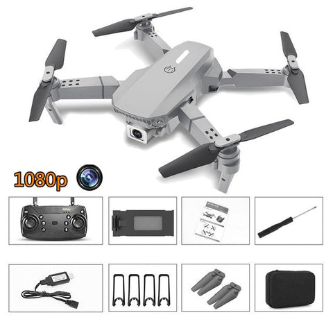 2020 New E88 Pro Rc Drone with wide-angle HD 4K 1080P Wifi Fpv Dual Camera Height Hold Foldable Quadcopter Mini Drone Gift Toys