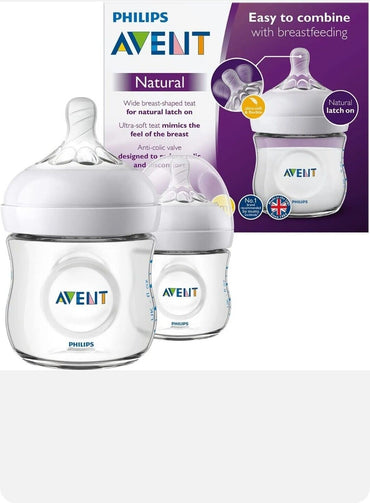Philips Avent Mamadeira TWIN l Natural 2,0 l 4oz Le