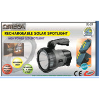Omega omega sl-25 ไฟสปอร์ตไลท์ LED พลังงานแสงอาทิตย์
