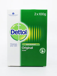 DETTOL JABÓN ANTIBAC EN BARRA ORIGINAL 2 x 100g 