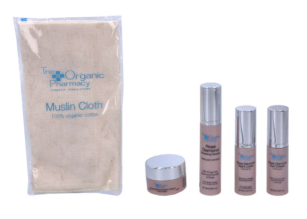 The Organic Pharmacy Kit de cuidado de la piel Rose Diamond 30 ml