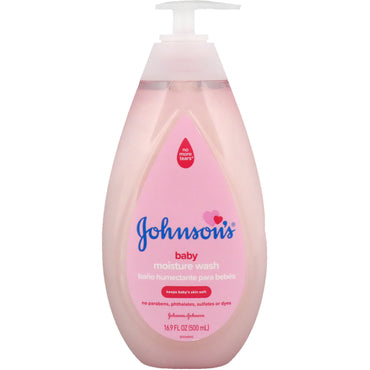Johnson's Baby Moisture Wash 16.9 fl oz (500 מ"ל)