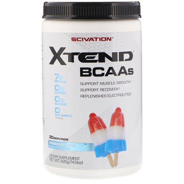 Scivation, Xtend, BCAAs, Freedom Ice, 14.8 oz (420 g)