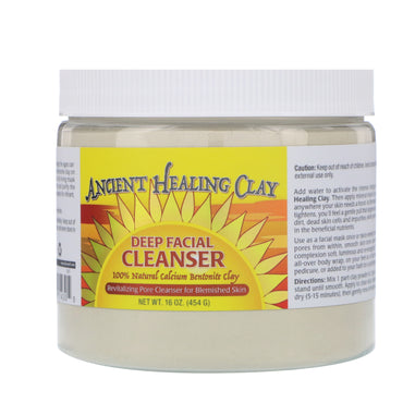 Ancient Healing Clay, Deep Facial Cleanser, 16 oz (454 g)
