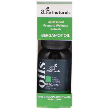 Artnaturals, Bergamot Oil, 0,50 fl oz (15 ml)