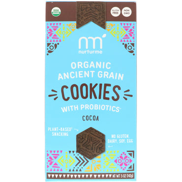 NurturMe  Ancient Grain Cookies With Probiotics Cocoa 5 oz (142 g)
