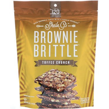 Sheila G's, Brownie Brittle, Toffee Crunch, 5 oz (142 g)
