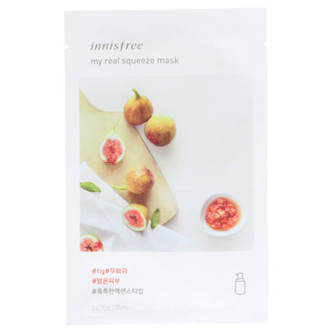 Innisfree, My Real Squeeze Mask, Figue, 1 feuille