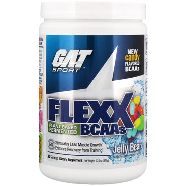 GAT, Flexx BCAA, 젤리빈, 345g(12.1oz)