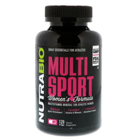 NutraBio Labs, Fórmula multideportiva para mujeres, 120 V-Caps