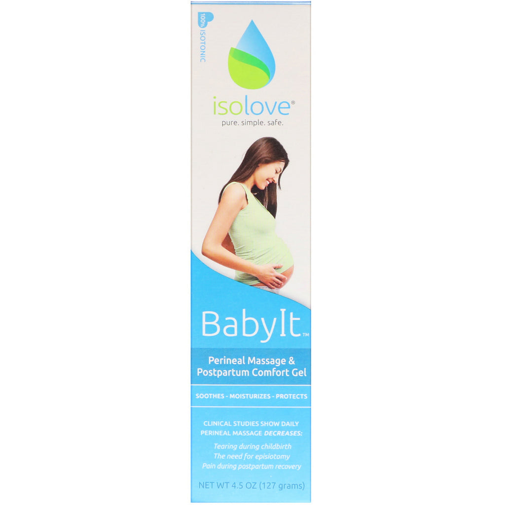 Fairhaven Health, BabyIt, Perineal Massage og Postpartum Comfort Gel, 4,5 oz (127 g)