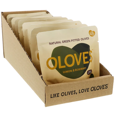Oloves, Lemon & Rosemary, 10 Packs, 1.1 oz (30 g) Each