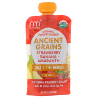 NurturMe  Power Blends Ancient Grains Stage 2/6+ Months Strawberry Banana Amaranth 3.5 oz (99 g)