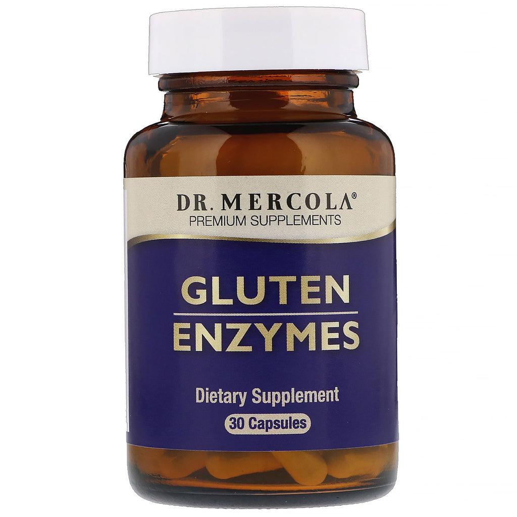 Dr Mercola, Enzymes de gluten, 30 gélules