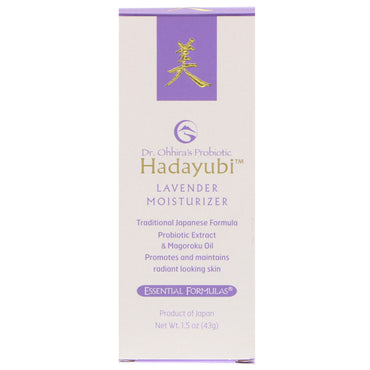Dr. Ohhira's, Probiotic, Hadayubi Lavendel-Feuchtigkeitscreme, 1,5 oz (43 g)