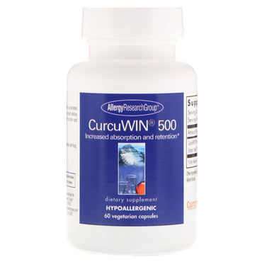 Grupo de investigación de alergias, CurcuWin 500, 60 cápsulas vegetarianas