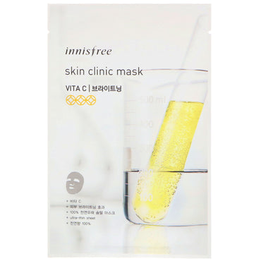 Innisfree, Skin Clinic Mask, Vita C, 1 Sheet