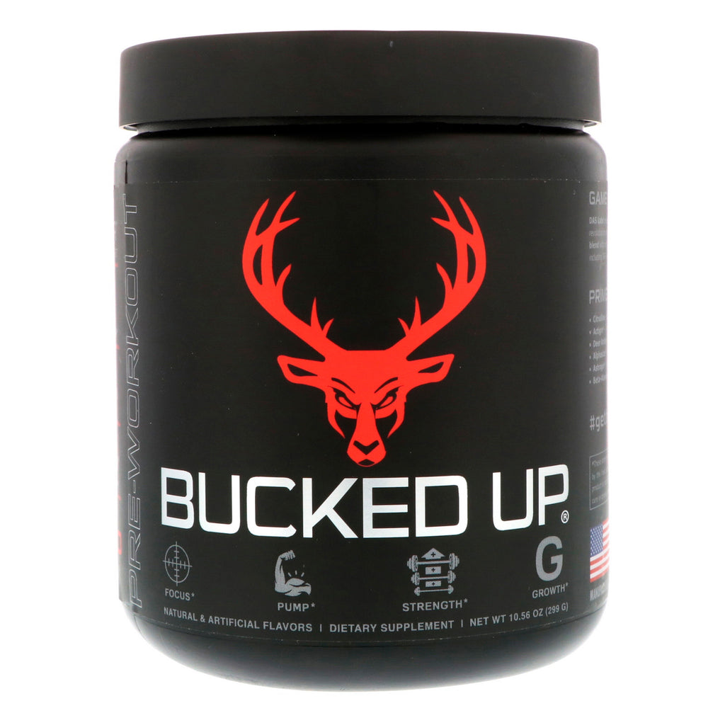 Bucked Up, Pré-treino, Blood Raz, 299 g (10,56 oz)