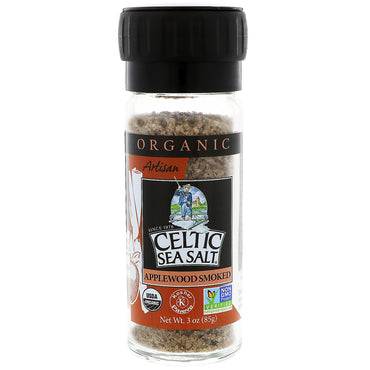 Celtic Sea Salt, , Artisan, Applewood Smoked Salt, 3 oz (85 g)