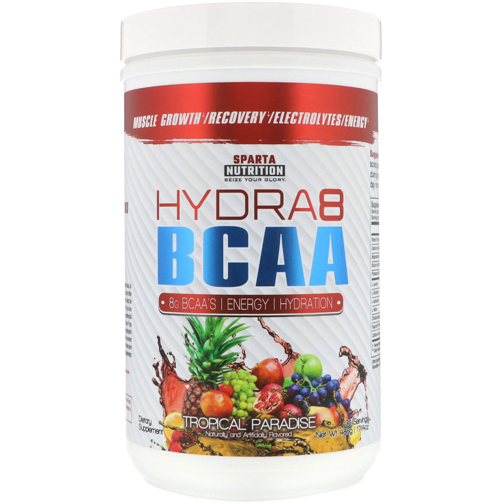 Sparta Nutrition, Hydra8 BCAA、トロピカル パラダイス、17.14 オンス (486 g)
