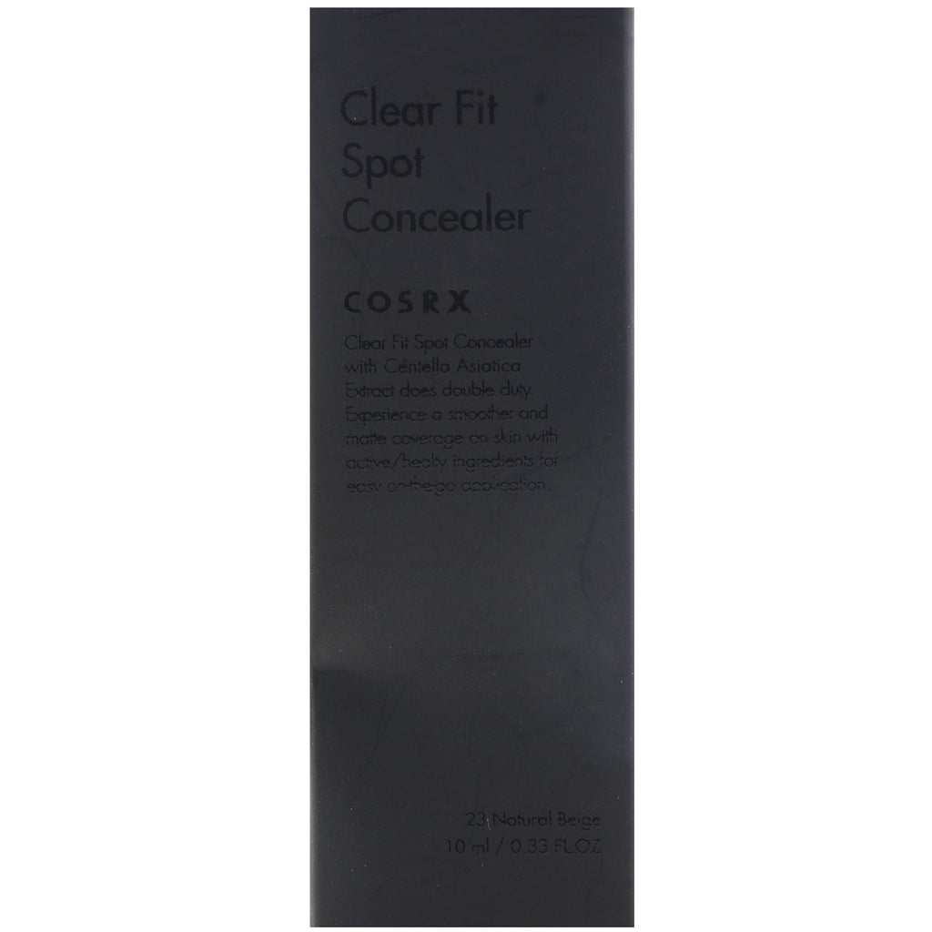 Cosrx, Clear Fit Spot Concealer, 23 natuurlijk beige, 0,33 fl oz (10 ml)