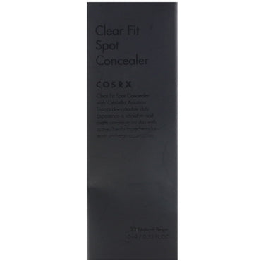 Cosrx, Clear Fit Spot Concealer, 23 Natural Beige, 0,33 fl oz (10 ml)