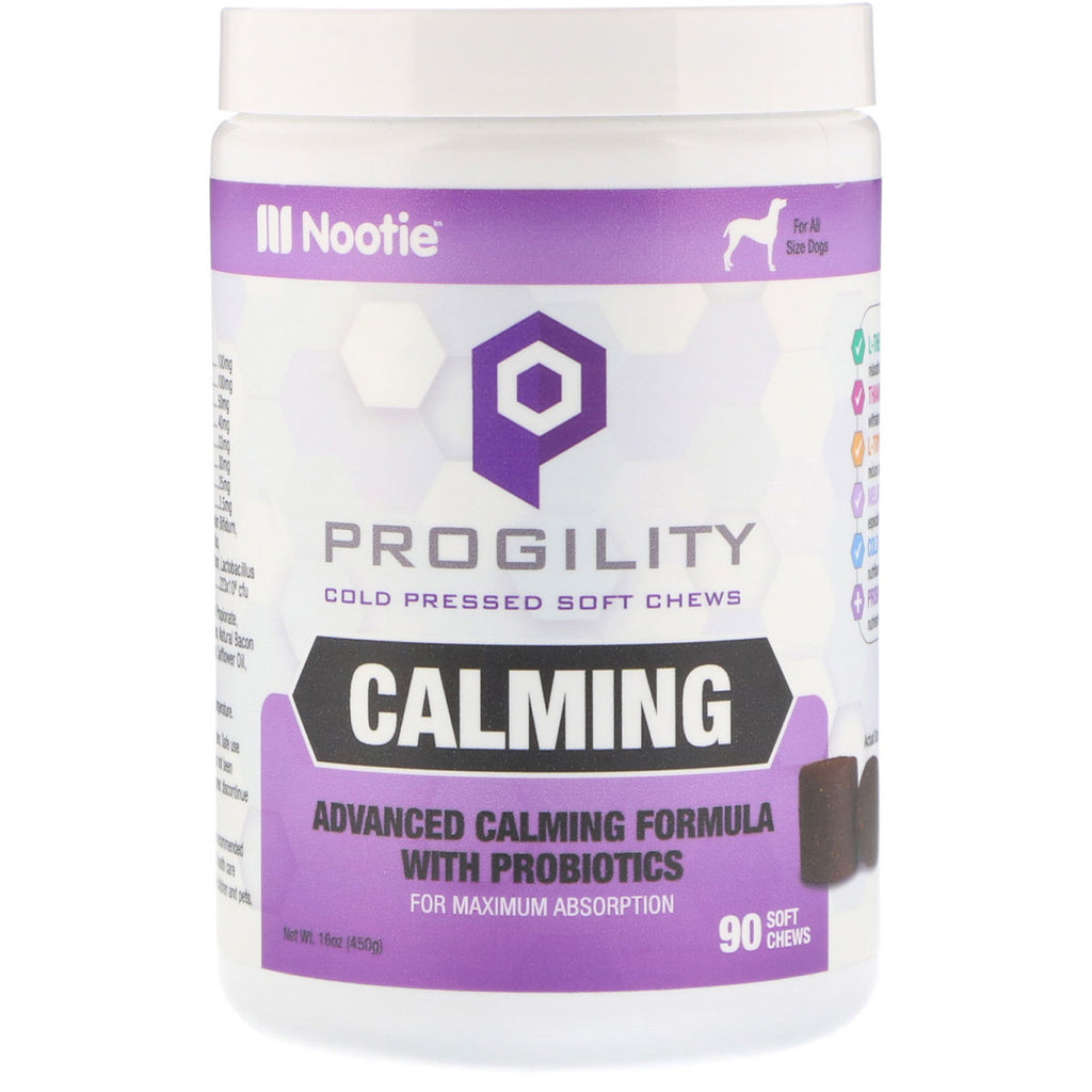 Nootie, Progility, Calming, For Dogs, 90 Soft Chews