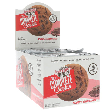 Lenny &amp; Larry's The Complete Cookie Doble Chocolate 12 Galletas 2 oz (57 g) cada una
