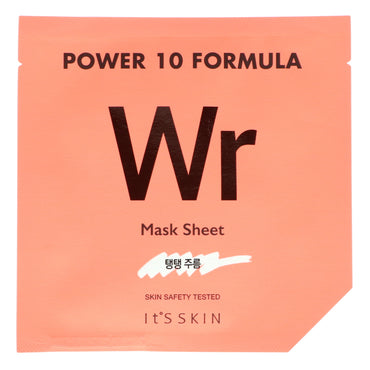 It's Skin, Power 10 Formula, יריעת מסכה WR, נגד קמטים, מסכה אחת, 25 מ"ל