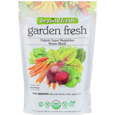 Beyond Fresh, Garden Fresh, mezcla maestra de súper vegetales, sabor natural, 6,35 oz (180 g)