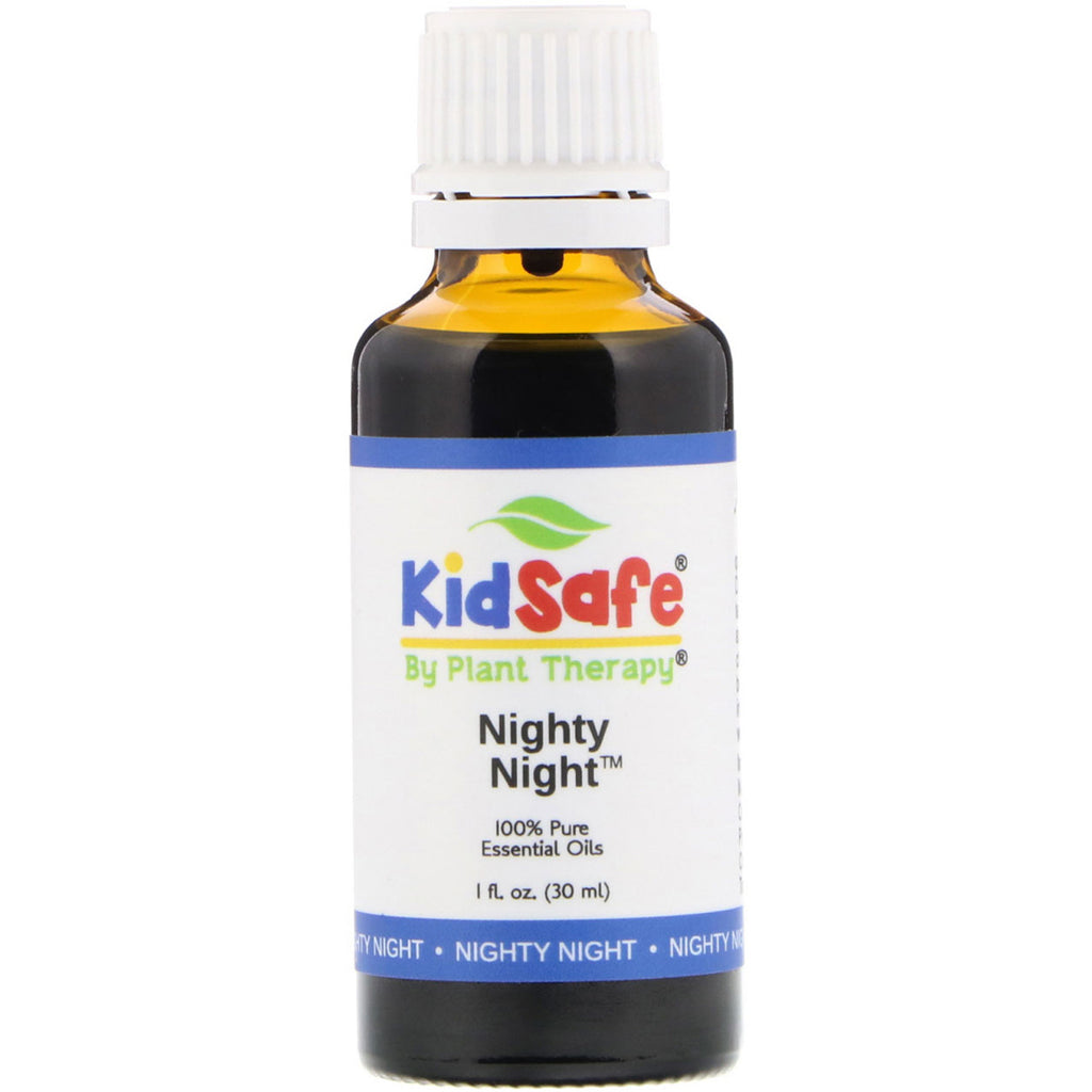 Plantentherapie, KidSafe, 100% pure essentiële oliën, Nighty Night, 1 fl oz (30 ml)