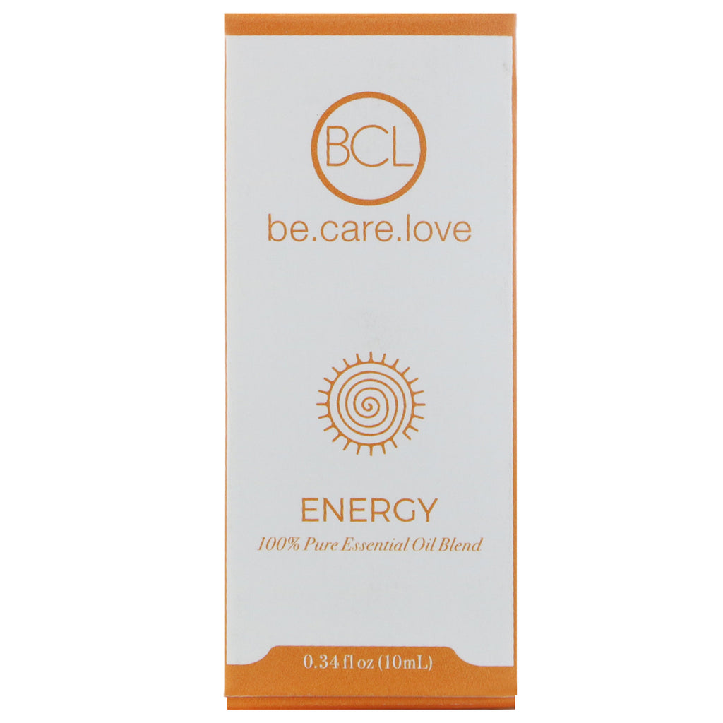 BLC Be Care Love Mezcla de aceites esenciales 100% puros Energía 0,34 fl oz (10 ml)