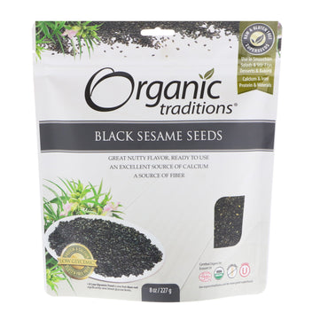 Traditions, Semillas de sésamo negro, 8 oz (227 g)