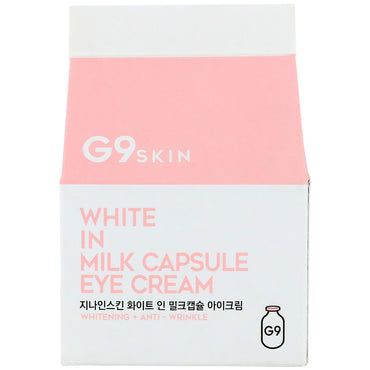 G9skin, Crema para ojos en cápsulas de leche blanca, 30 g