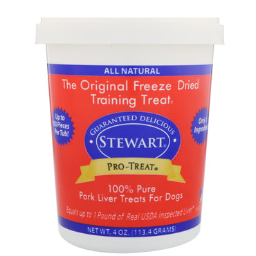 Stewart, Pro-Treat, frysetørkede godbiter, for hunder, svinelever, 4 oz (113,4 g)