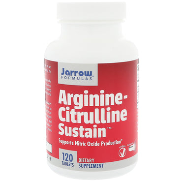 Jarrow Formulas, Sustain arginina-citrulina, 120 tabletas