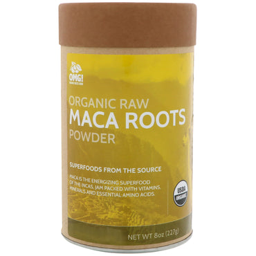 OMG! Food Company, LLC,  Raw, Maca Roots Powder, 8 oz (227 g)
