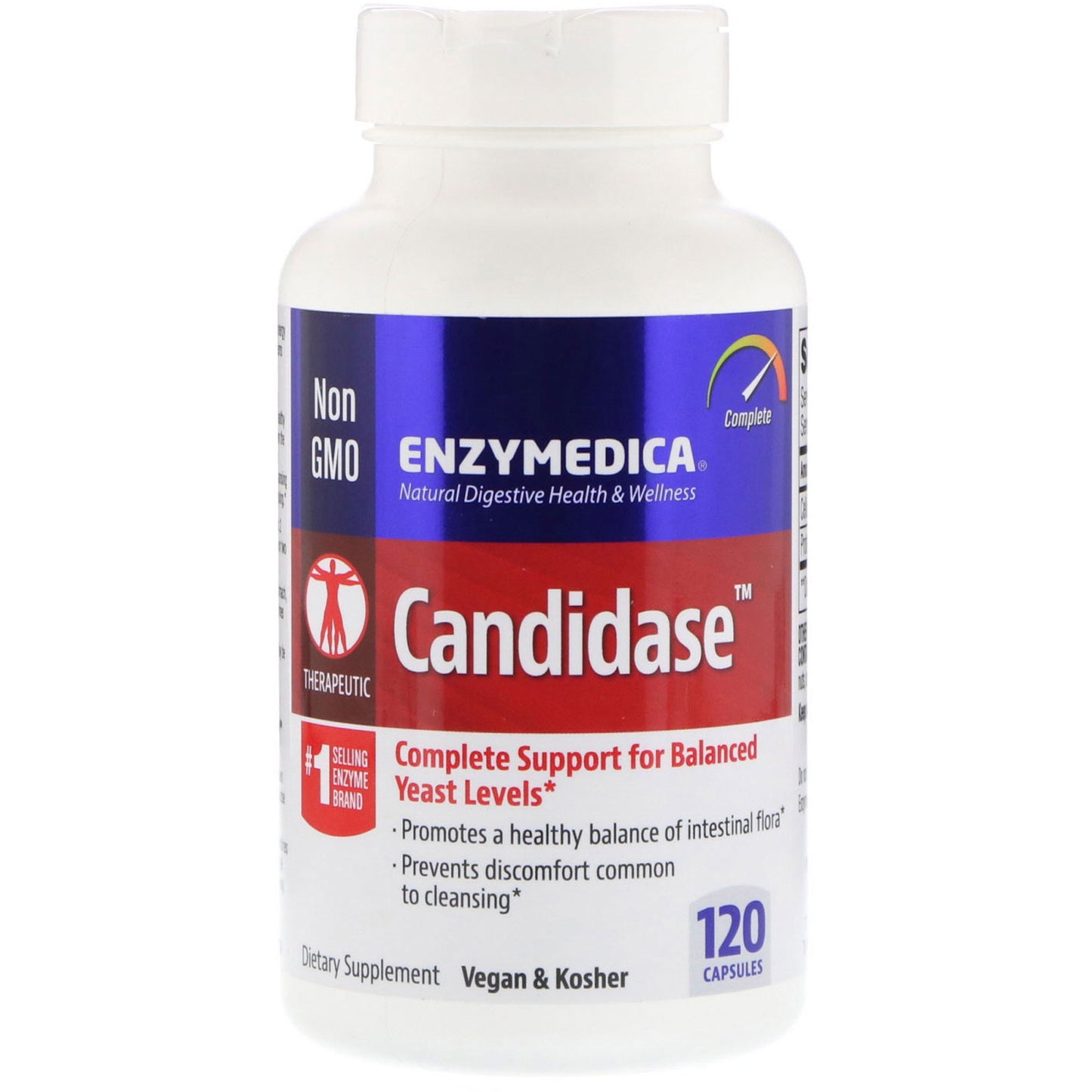 Enzymedica、カンジダーゼ、120 カプセル