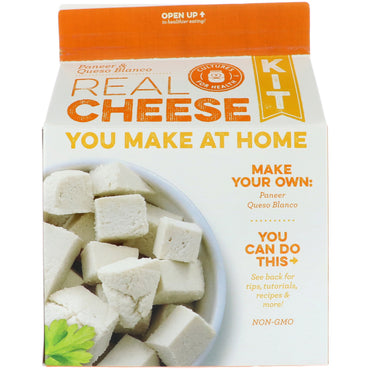 Cultures for Health, Kit de Queso Real, Paneer y Queso Blanco, 1 Kit