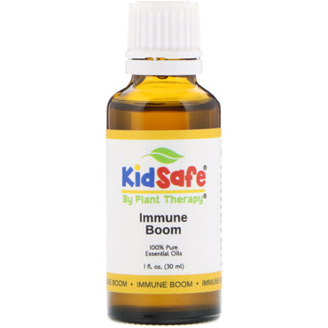 Planteterapi, KidSafe, 100 % rene essensielle oljer, immunbom, 1 fl oz (30 ml)