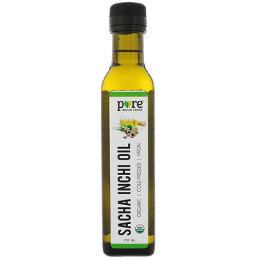 Pure Indian Foods,  Sacha Inchi Oil, Cold Pressed, Virgin, 250 ml