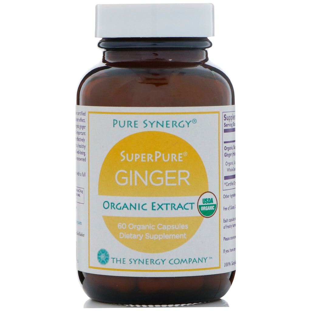 The Synergy Company, Extrait de gingembre SuperPure, 60 gélules