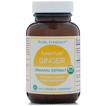 The Synergy Company, Extrait de gingembre SuperPure, 60 gélules