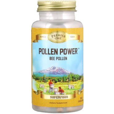 Premier one, pollen power bijenpollen, 100 capsules
