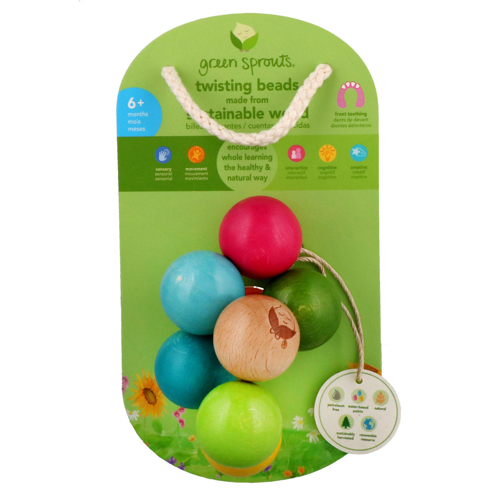 iPlay Inc., Green Sprouts, Twisting Beads, 6+ חודשים